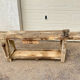 "French Carpenter's Workbench in Solid Beech – Early 20th Century"