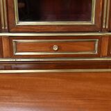 Rare Small Cylinder Desk and Showcase, Louis XVI style – Mid-19th century
