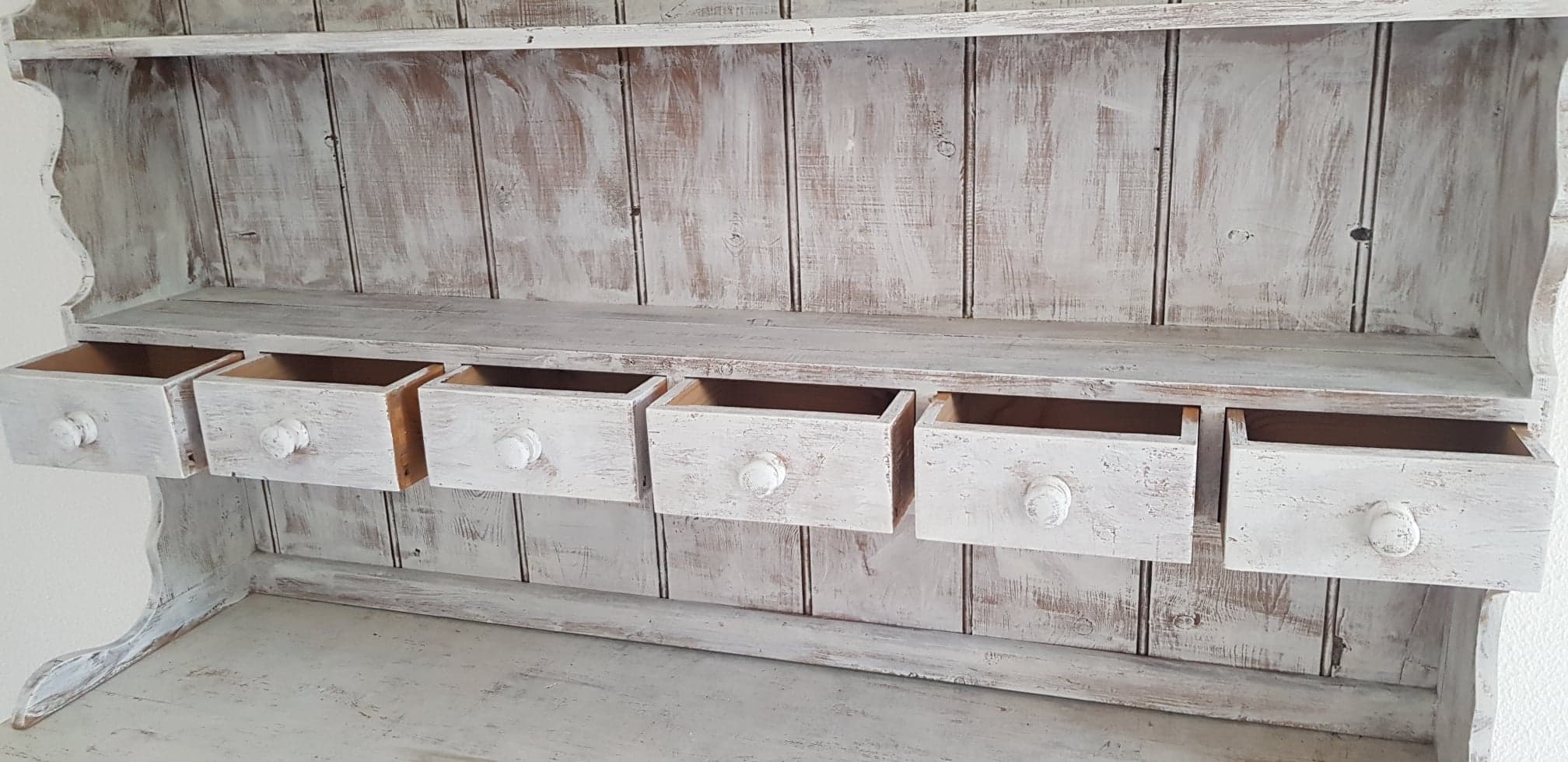 English solid pine vessel