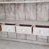 English solid pine vessel