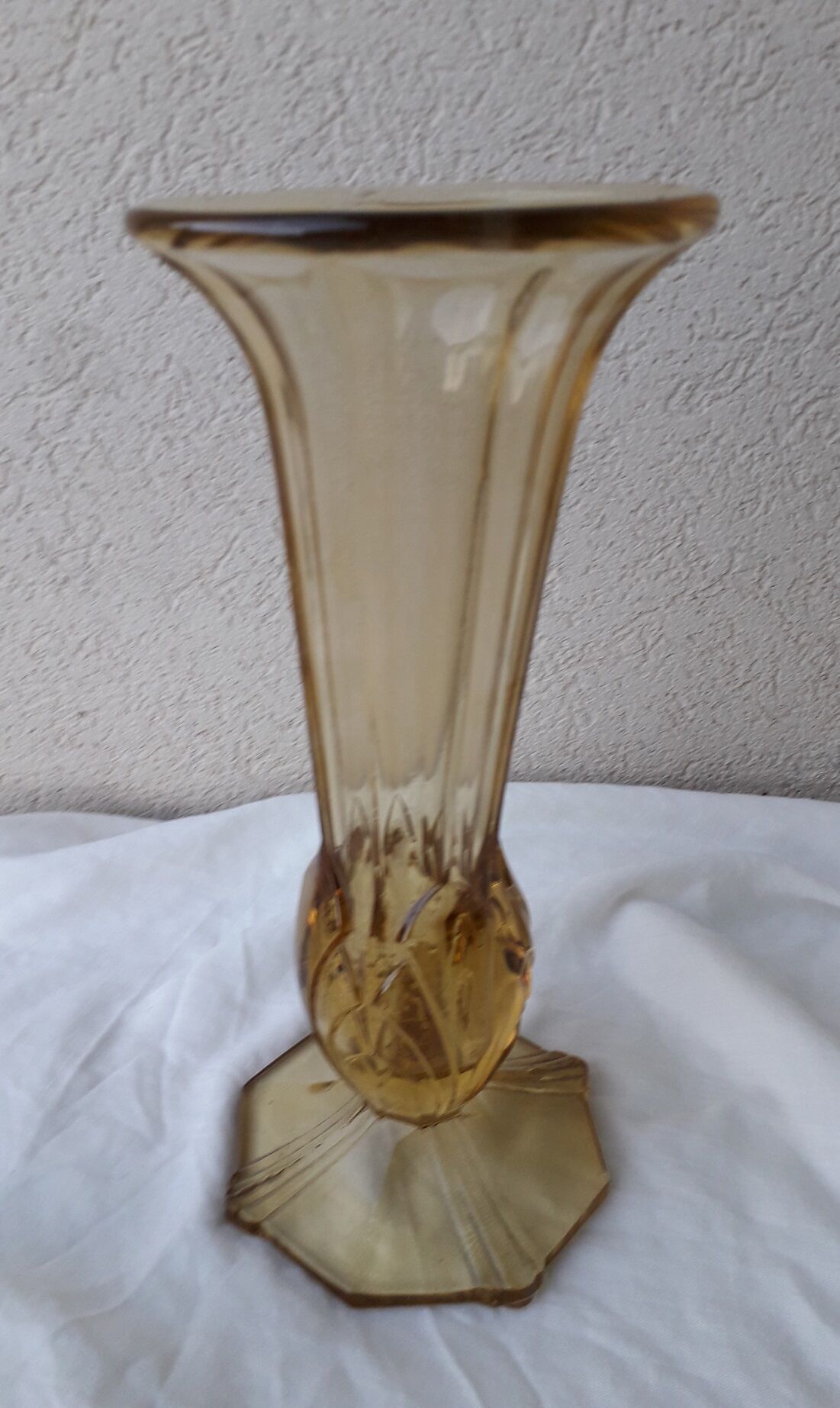 Paire de vases verre