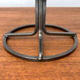 Danish metal and glass candlestick, 1960s