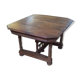 Table rectangulaire en bois avec 9 rallonges