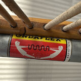 Vintage rattan bed 90x190cm