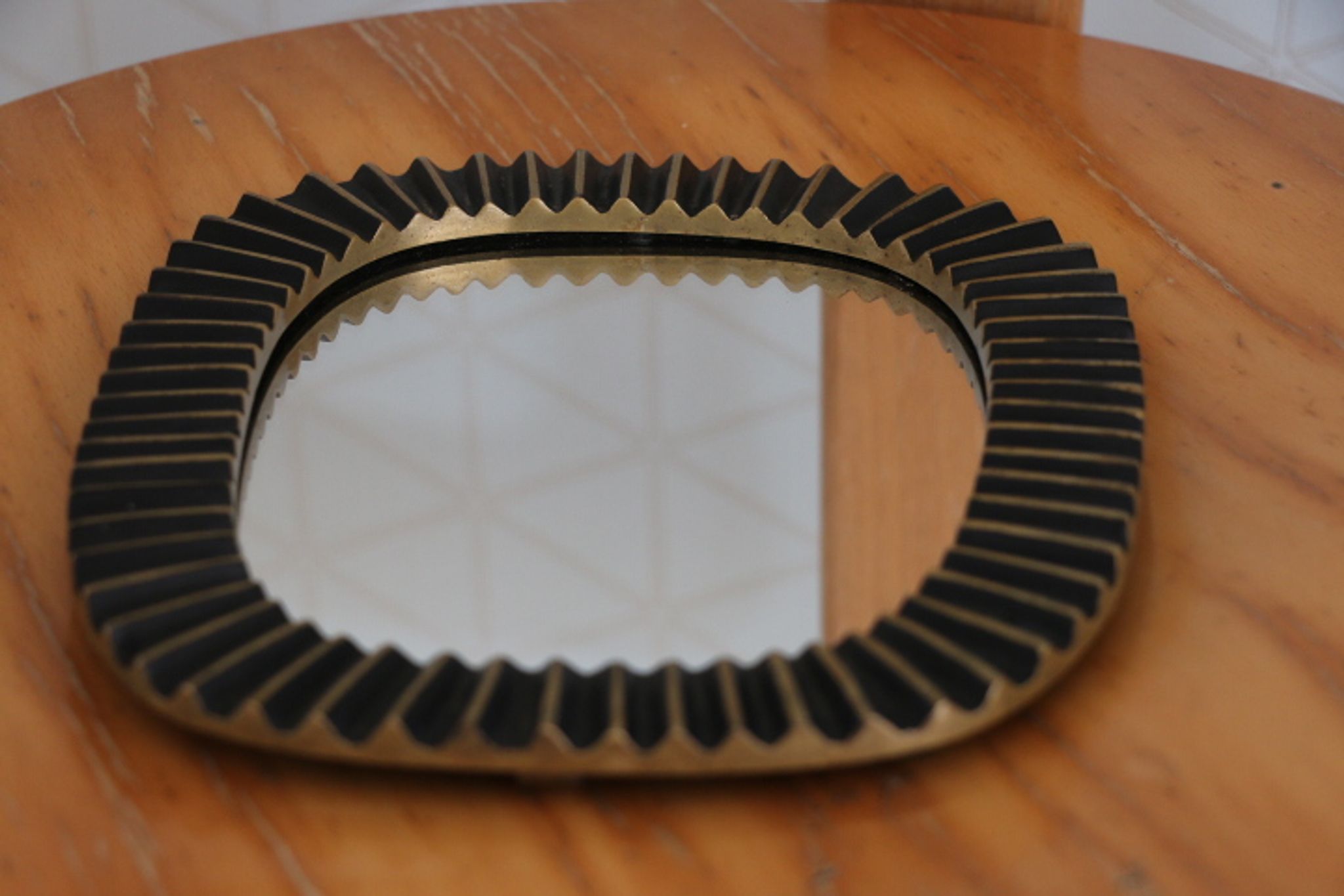 Walter Bosse brass mirror 205*238mm
