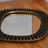 Miroir laiton Walter Bosse 205*238mm