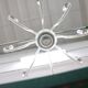 Vintage Clear Murano Glass Chandelier, 1980s