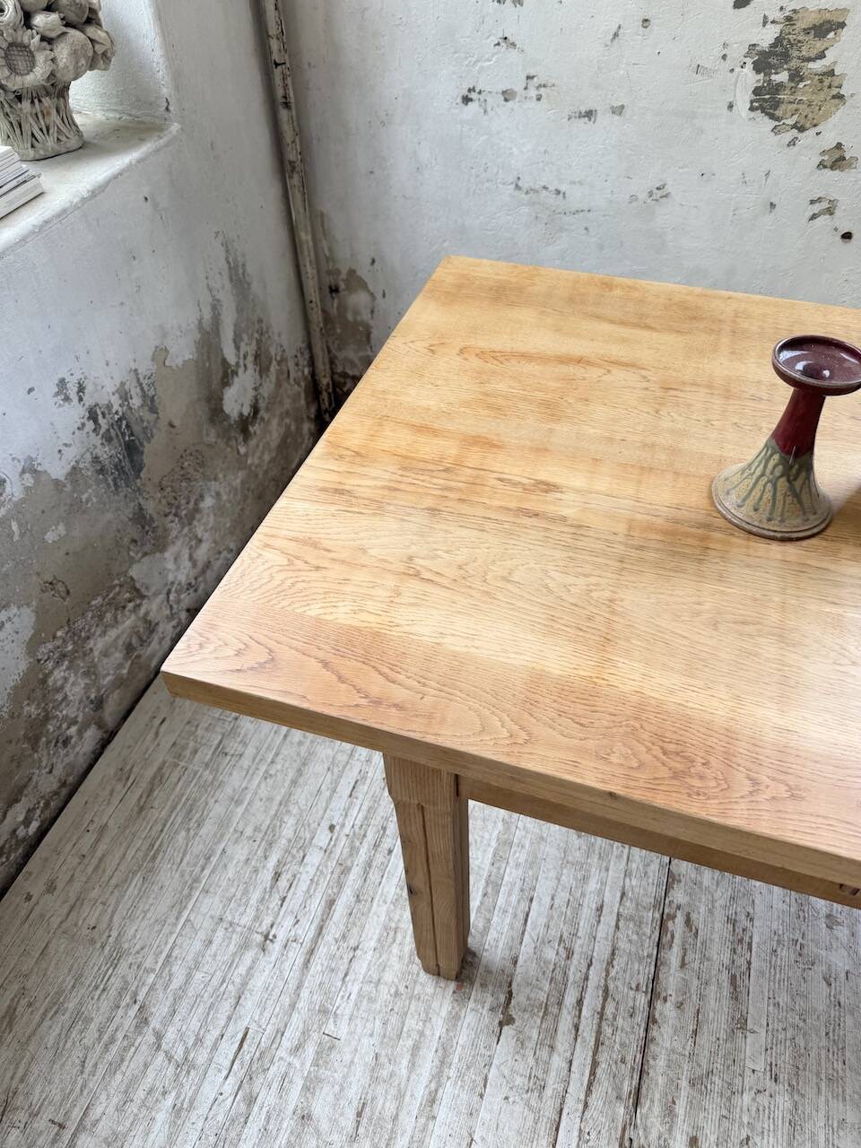Ancienne table de ferme en chêne