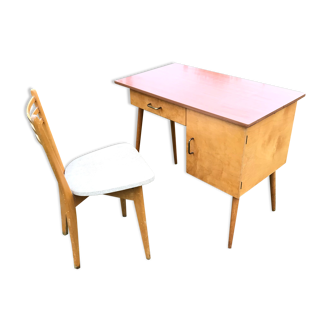 Desk and chair set