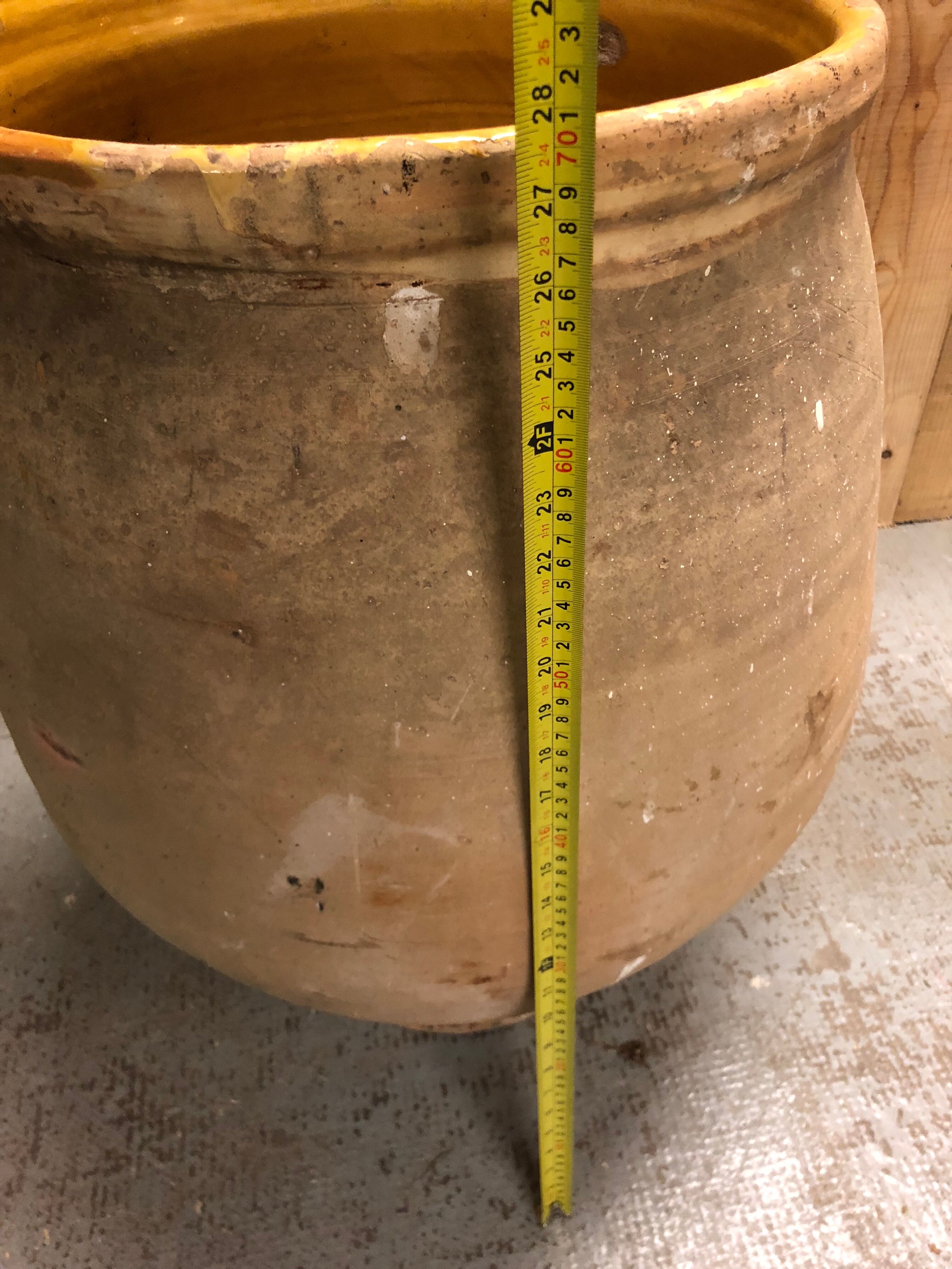 Pot Jarre in glazed terracotta Provence