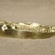Ancien vide poche coupelle bronze à décor de fruits pommes pommier Ø 9,5 cm