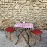 Pair of 1940s bistro chairs