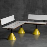 Modular postmodern seating system, Italy, 1980s