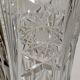 Duo de vases en cristal français vintage