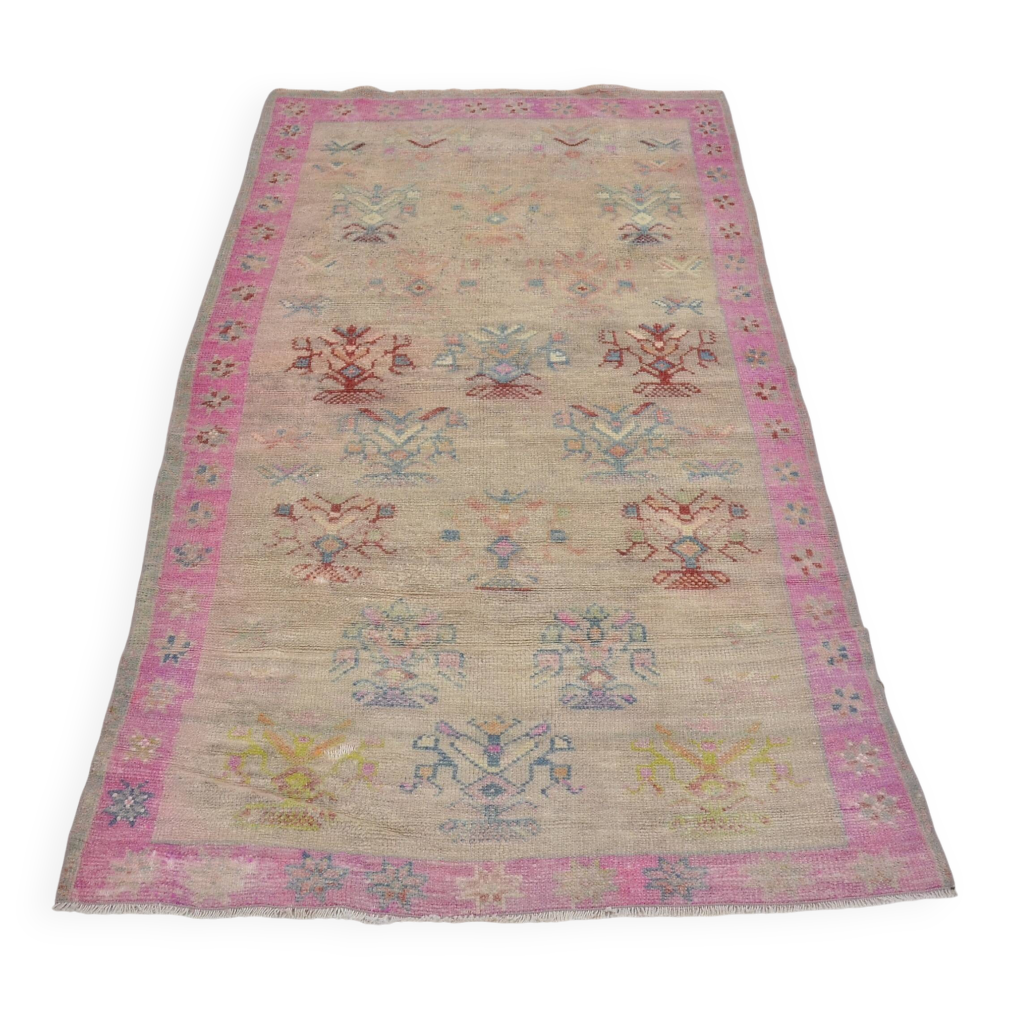 Oushak Anatolian Wool Carpet sku 1424