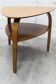 Guéridon / tripod coffee table Bow Wood design Steiner for Baumann 1960