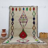 Handmade wool Berber rug 260x160cm