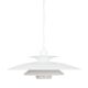 Danish vintage pendant lamp Donau by Kurt Wiborg, Jeka, 1980s