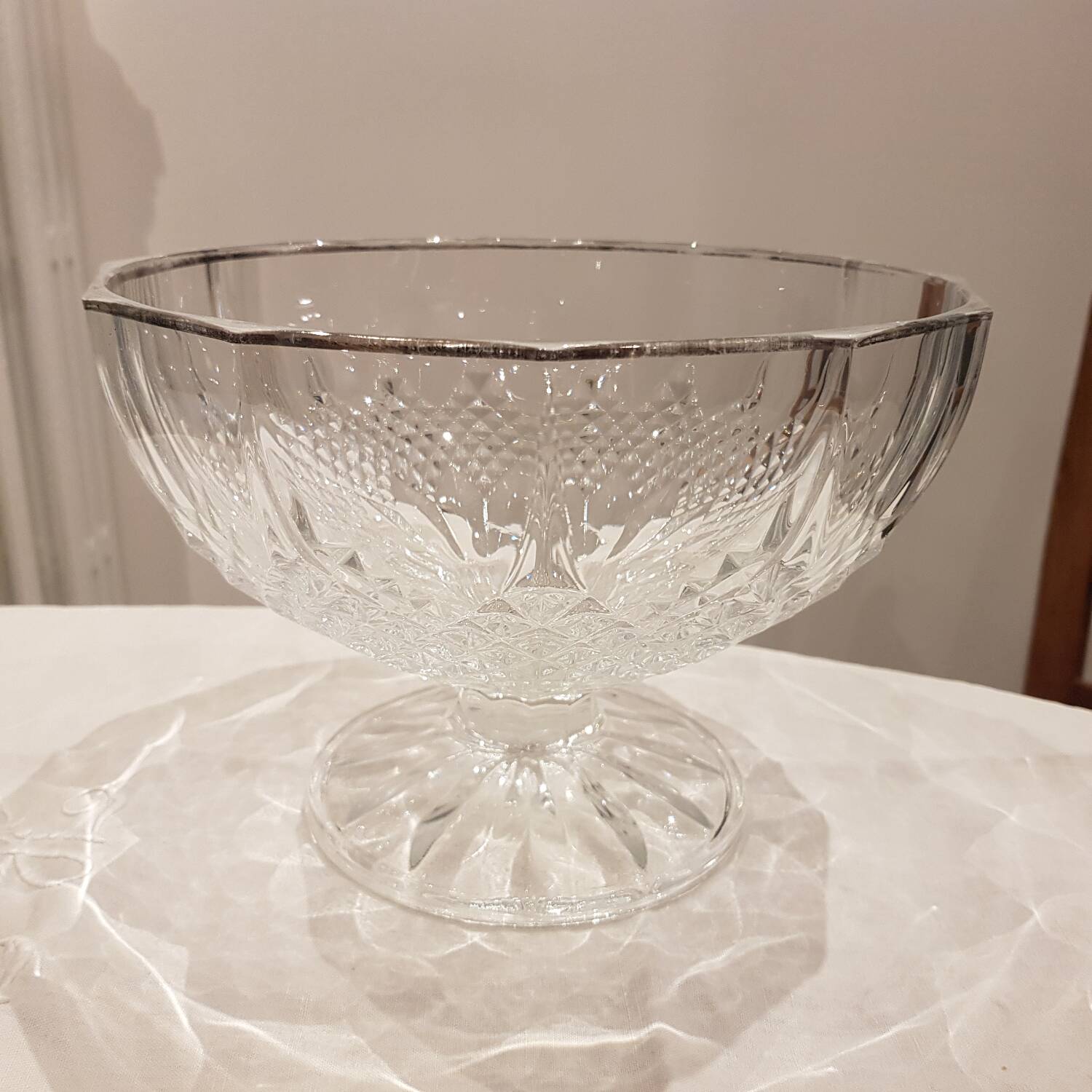 Large crystal bowl