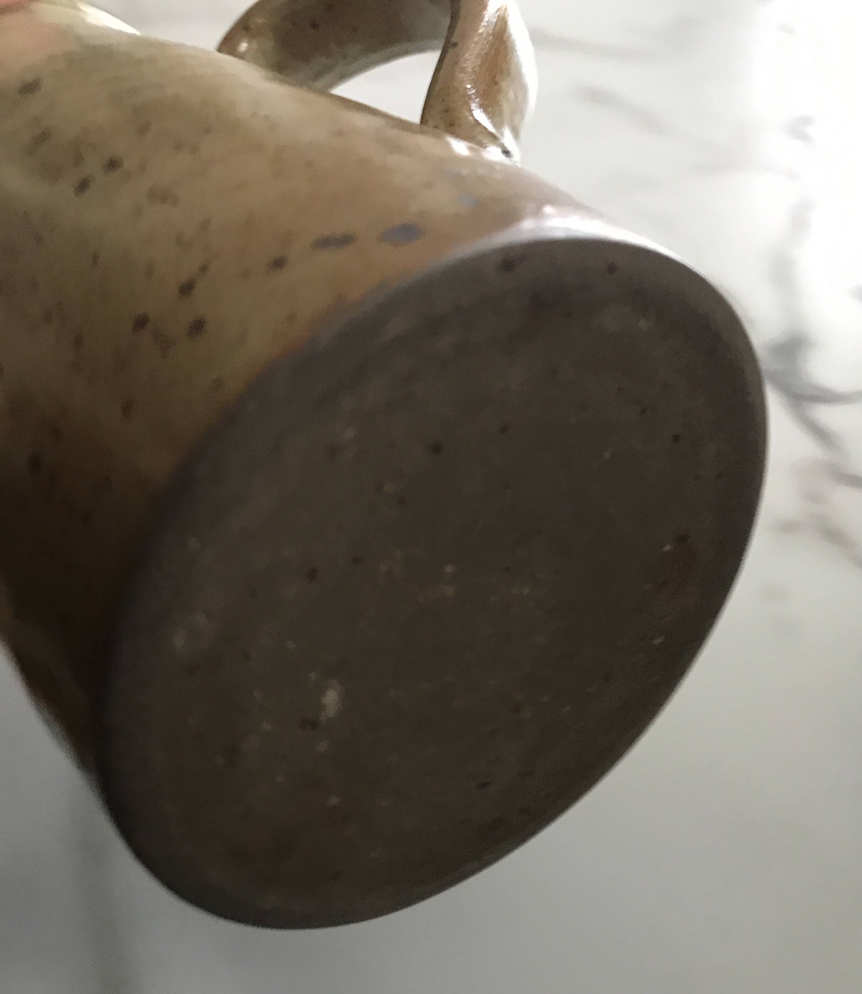 Pyrite stoneware pitcher