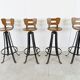 Vintage brutalist bar stools, 1970s