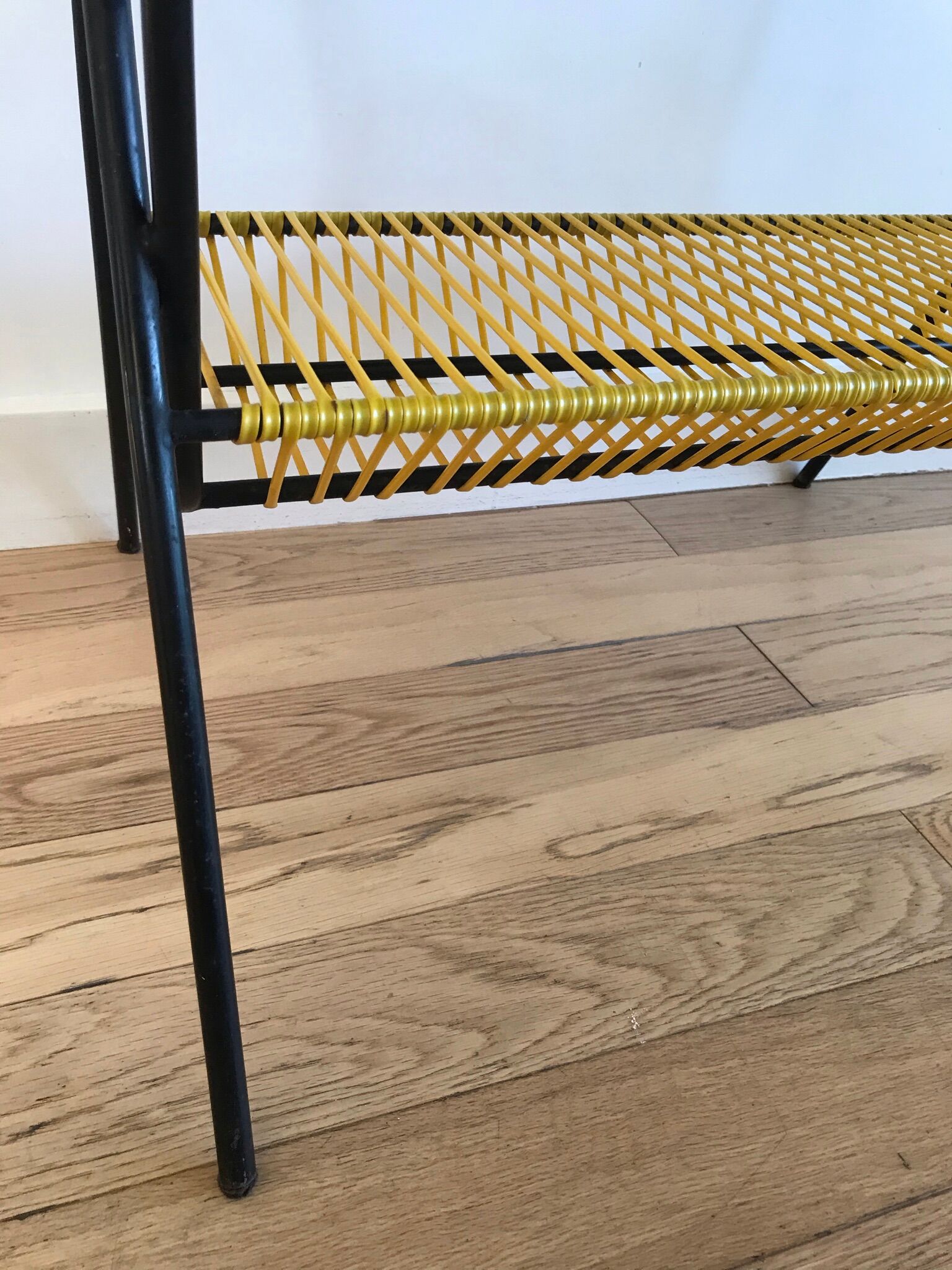 Platinum table range vinyl scoubidou vintage yellow