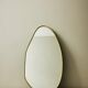 Brass mirror 60cm