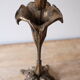 Art Nouveau bronze candle holder