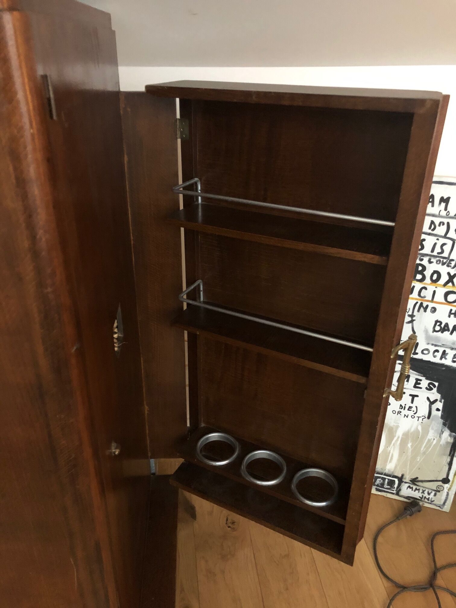 Armoire bar vintage 1960