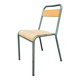 Vintage metal school chair