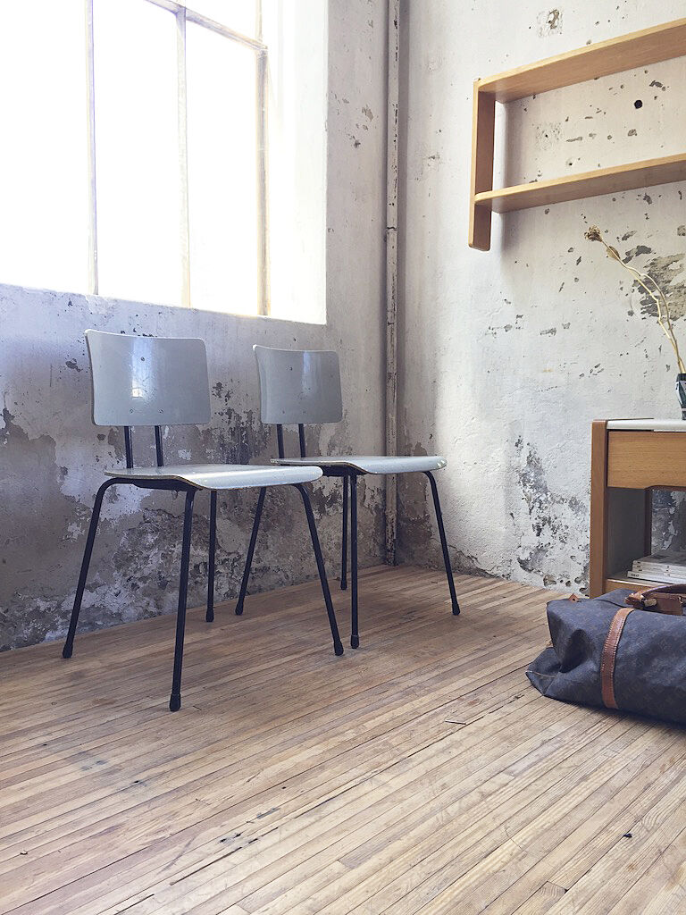 Pair of chairs by Willy Van Der Meeren