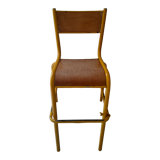 Chaise haute d'école vintage