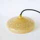 Clichy glass suspension, Dark Yellow, 1930 - 20 x 6.5 cm