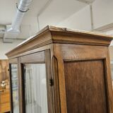 Antique oak administration cabinet