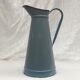 Old broc in enamelled sheet metal light blue color