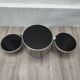 Leitmotiv 1970s rotating tray side table