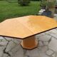 Table vintage en sycomore de Mario Sabot 1970