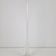 Art Nouveau French Gladioli Fluted Glass Vase, 1920s