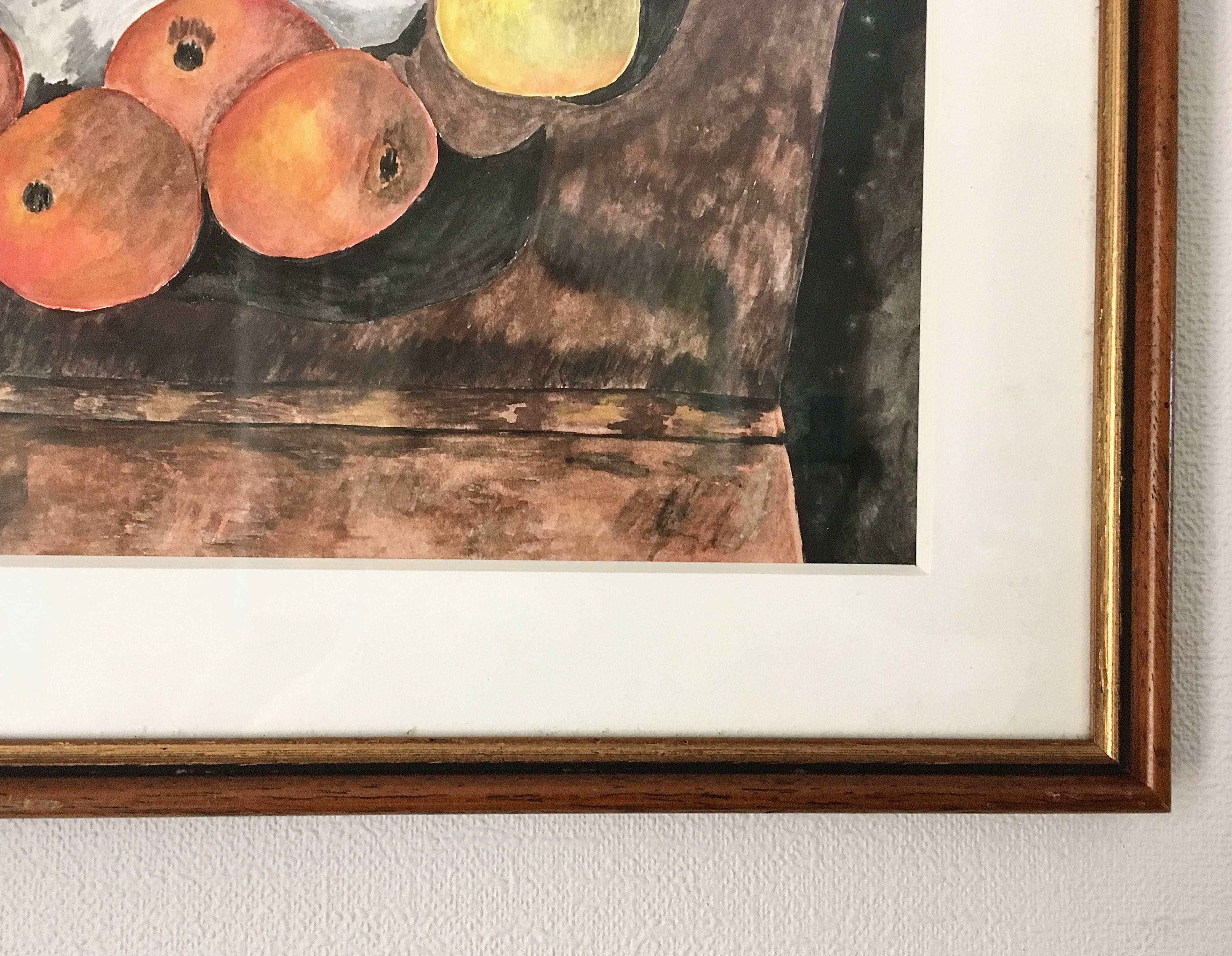 Modernist watercolor painting 1970
