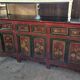 Asia 19th century: Very large lacquered wooden enfilade.