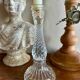 Glass candle holder