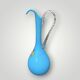 Antique turquoise opaline pitcher vase from Versailles – 1960s