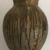 Large vase lucien arnaud sandstone from saint amand en puysaye 1920 art nouveau