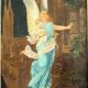 Old guardian angel painting