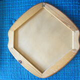 Scandinavian teak mirror 47cm x 45cm