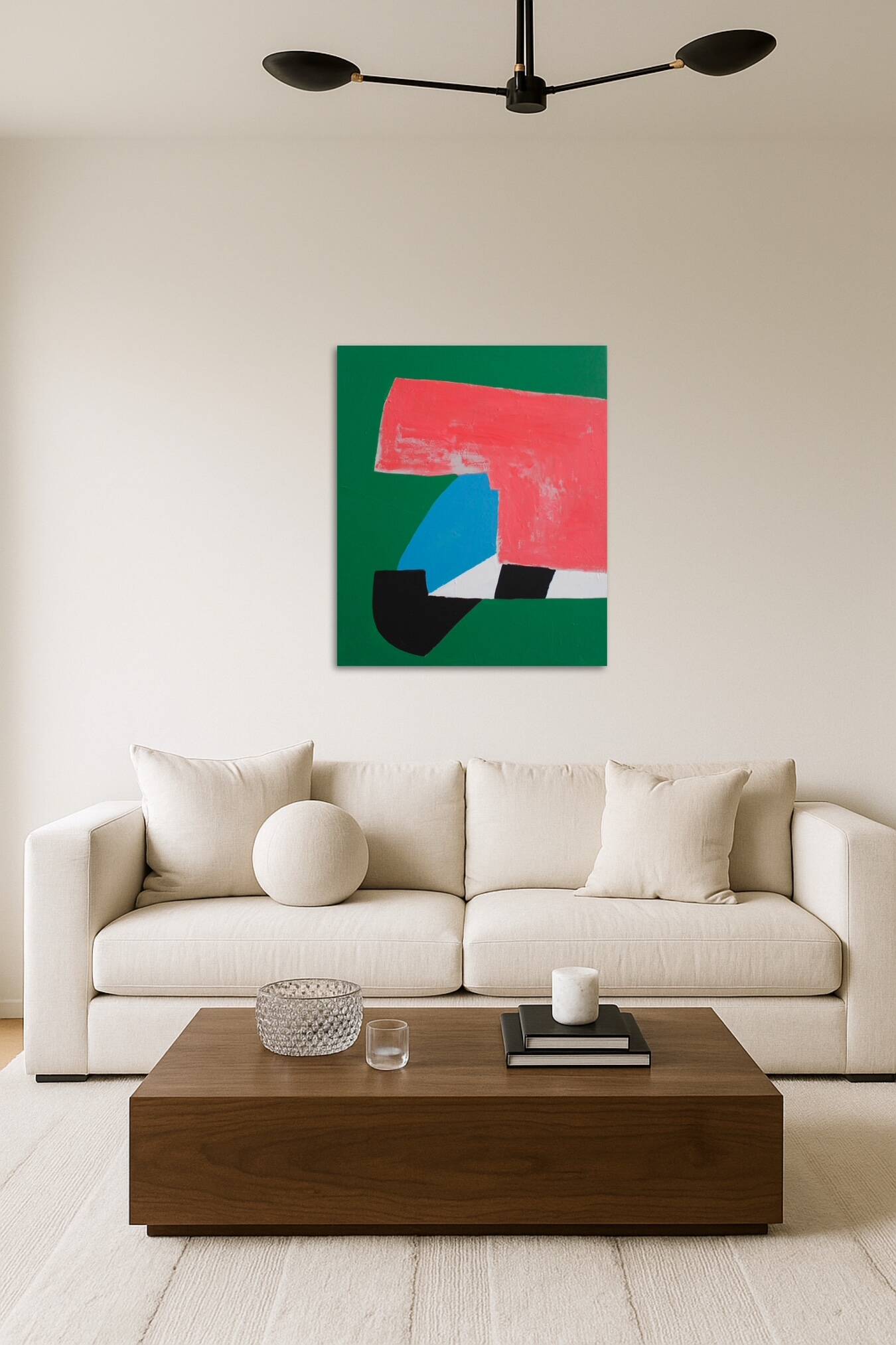 Modern minimalist art "lucky charm" by Bodasca