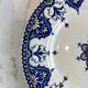 Flat plate ironstone Sarreguemines Cluny
