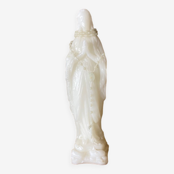 Virgin Mary in wax