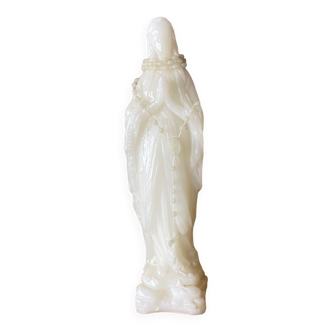 Virgin Mary in wax
