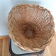 Rattan basket wicker vase cut